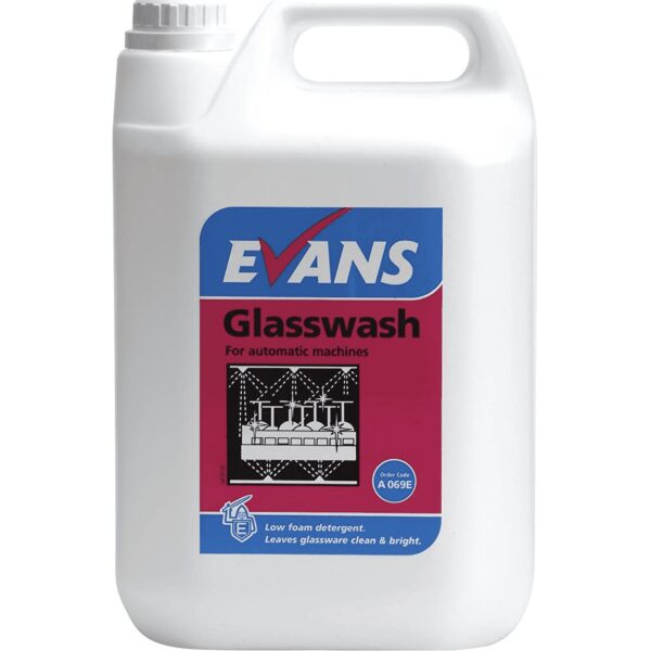 Evans Glasswash For Automatic Glasswashing Machines 5LTR Fulli’s