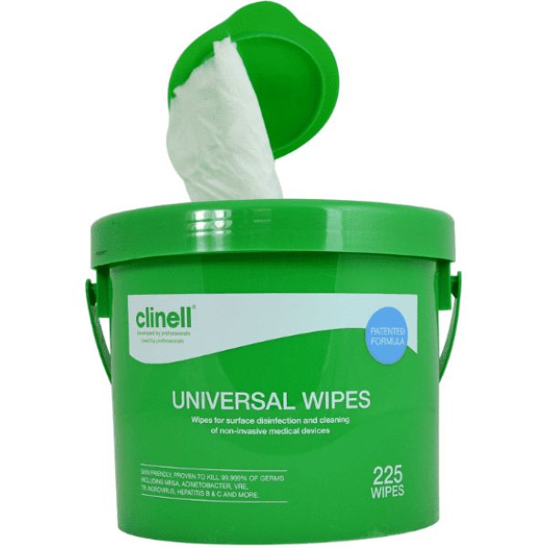 Clinell Universal Wipes Buckets 1 X 225