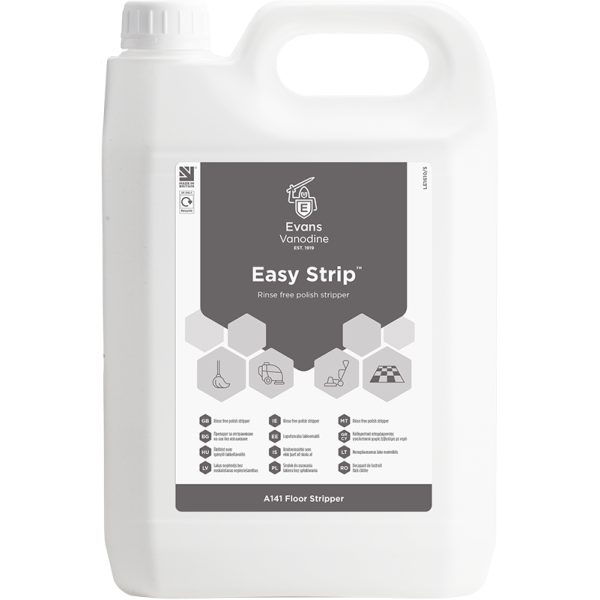 Evans Easy Strip Fast Acting Floor Polish Stripper 5LTR