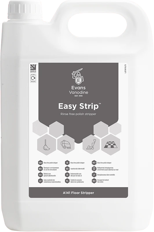 Evans Easy Strip Fast Acting Floor Polish Stripper 5LTR Evans Easy Strip Fast Acting Floor Polish Stripper 5LTR