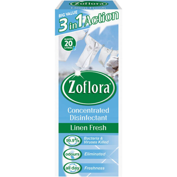 Zoflora Disinfectant Fresh Linen 500ML