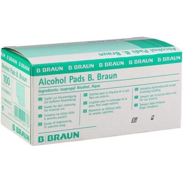 Braun Alcohol Pads 1 X 100