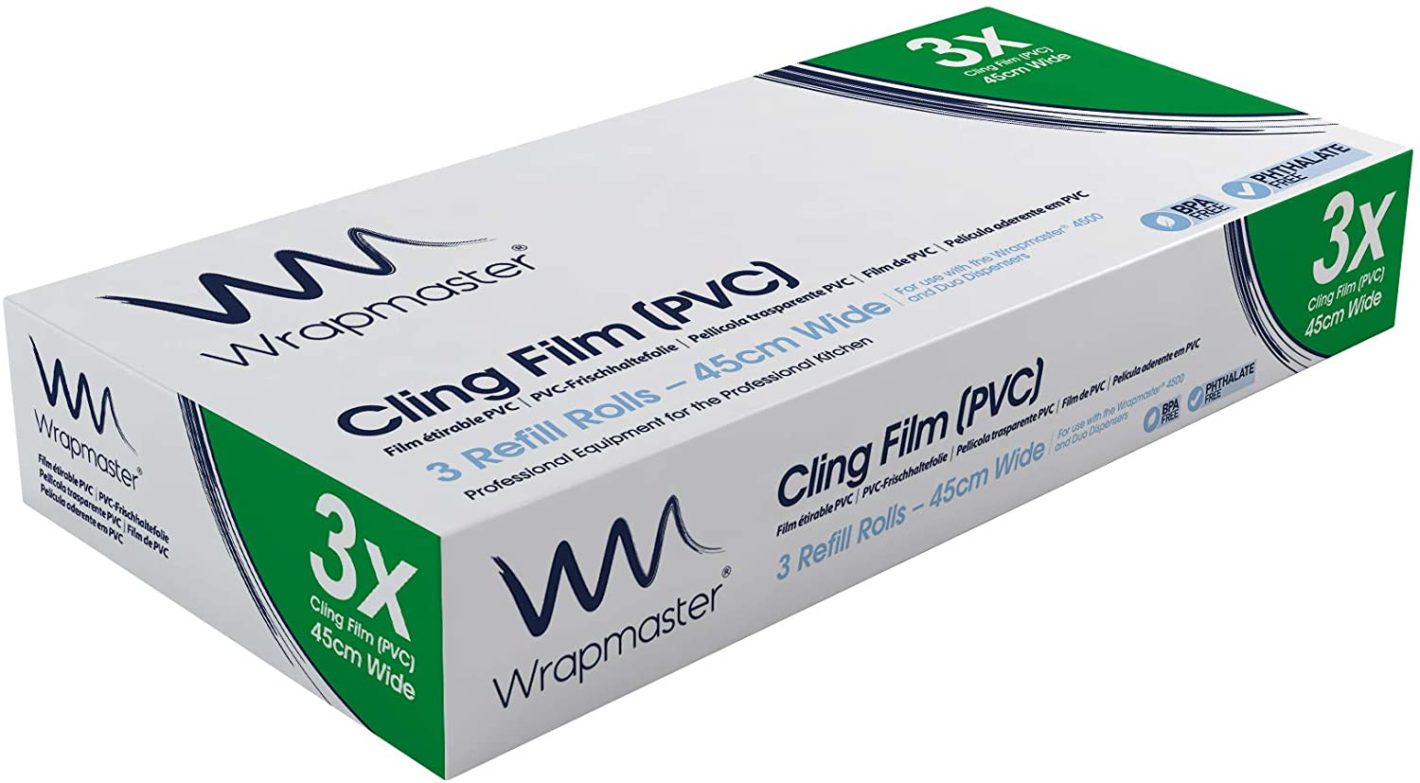 Wrapmaster Cling Film Refill 45CMx300M X 3