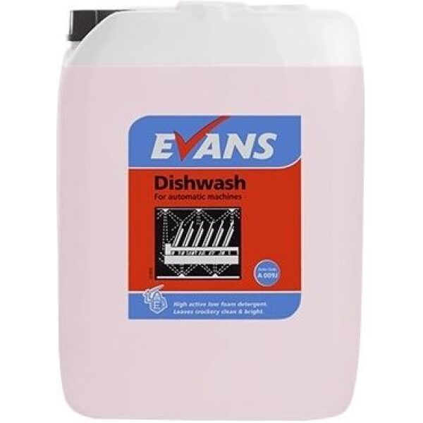 Evans Dishwash Extra For Automatic Dishwashing Machines 20LTR