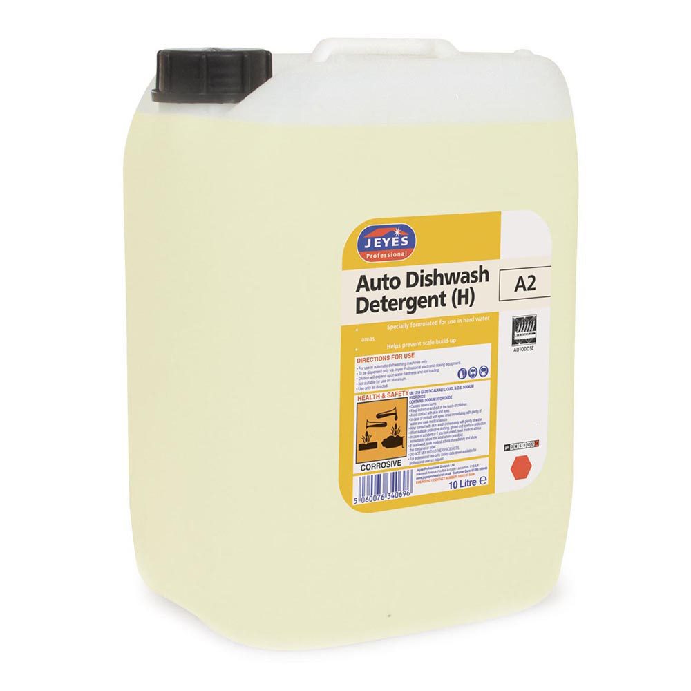 Jeyes Professional A2 Dishwash Detergent Hard Water 10LTR