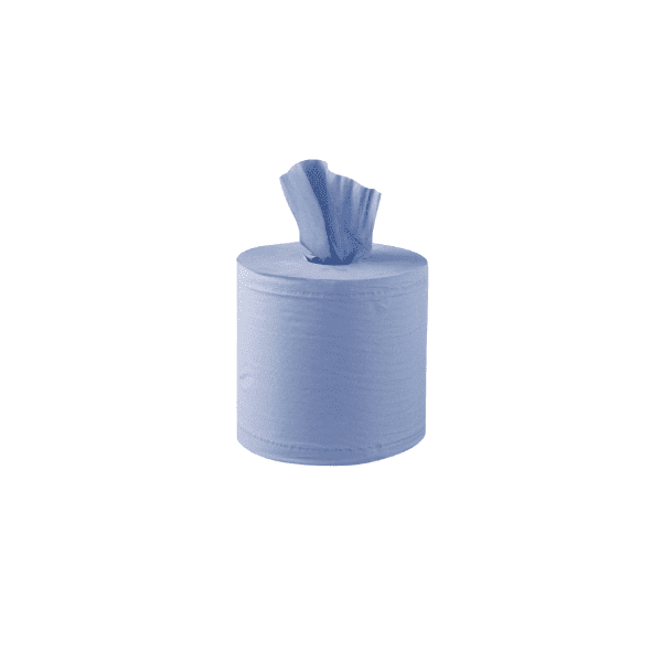 Centre Pull Rolls Omega BLUE  2 Ply 17.5CMx104M X 6 21012014