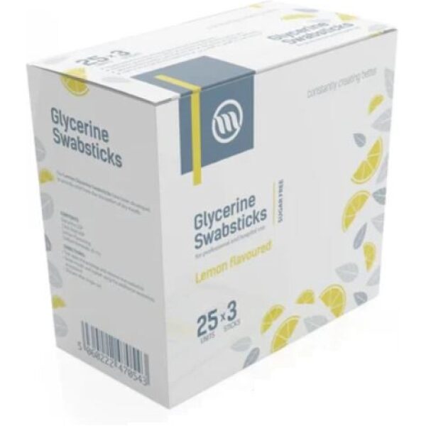 OMS Lemon and Glycerin Mouthswabs 3 X 25