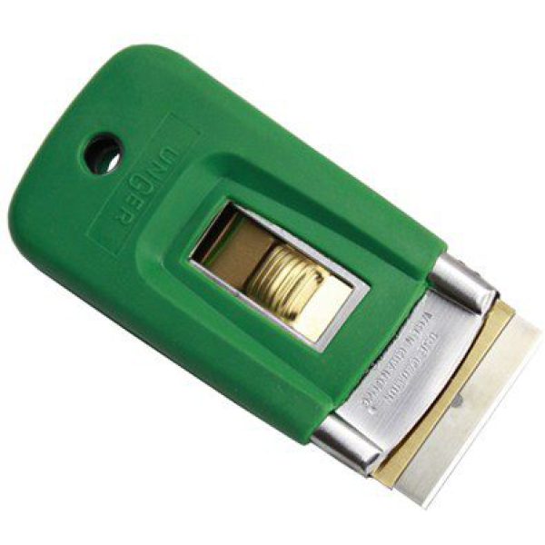 Safety Scraper With GREEN Rubber Handle
