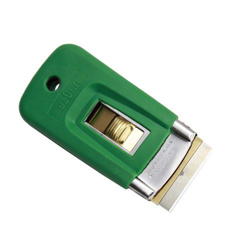 Safety Scraper With GREEN Rubber Handle