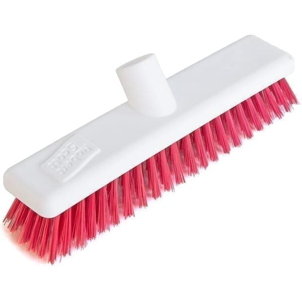 Washable Broom Soft RED 12'' (Screw)