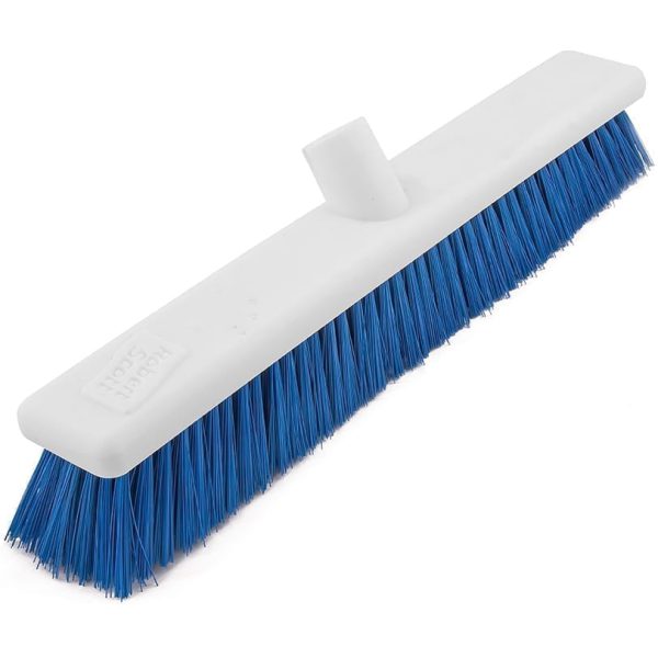 Washable Broom Stiff BLUE 18" (Screw)