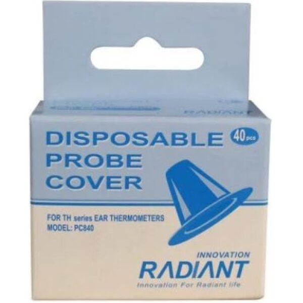 Radiant Tympanic Thermometer Disposable Probe Covers X 40
