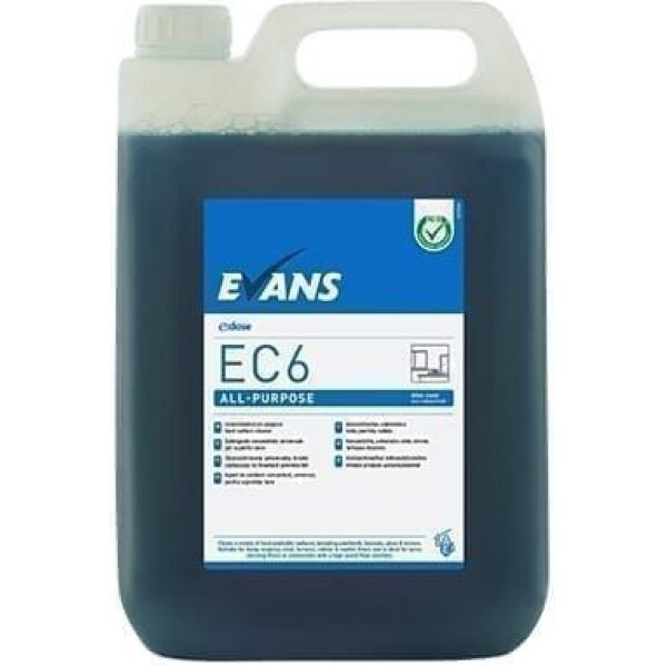 Evans EC6  All Purpose Interior Hard Surface Cleaner 5LTR
