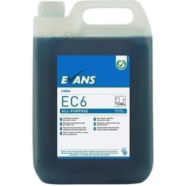 Evans EC6  All Purpose Interior Hard Surface Cleaner 5LTR