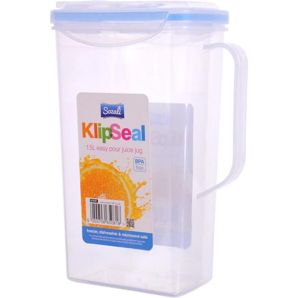 Plastic Water Jug With Lid 1.5LTR