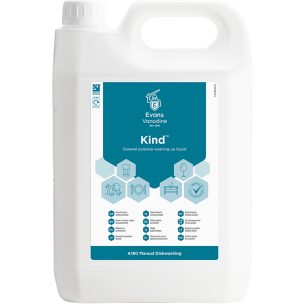 Evans Kind General Purpose Washing Up Liquid 5LTR