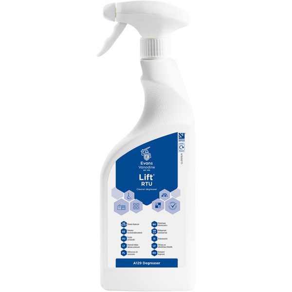 Evans Lift Heavy Duty Unperfumed Cleaner Degreaser 750ML X 6