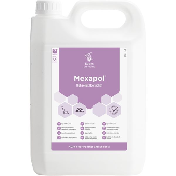 Evans Mexapol High Solids Floor Polish 5LTR