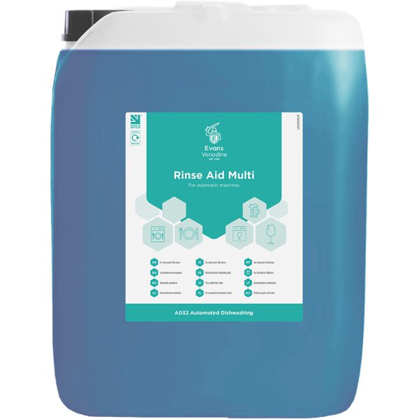 Evans Rinse Aid Multi For Automatic Machines 20LTR