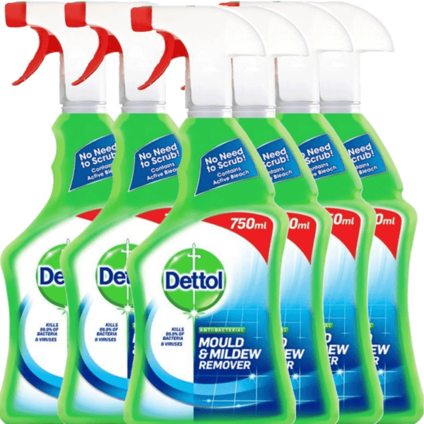 Dettol Mould And Mildew Trigger 750ML X 6