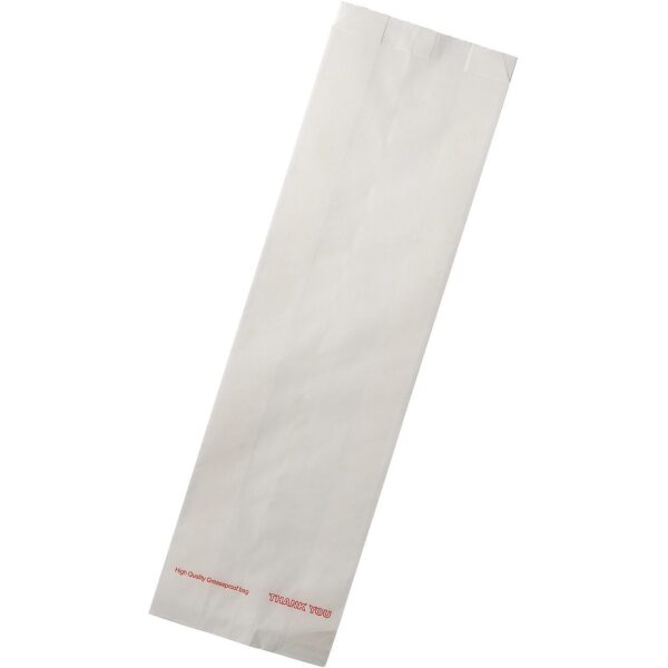 Baguette Bag WHITE 4x6x14'' 1000