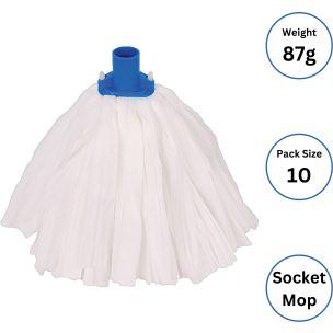 Big White T1D Socket Mop BLUE 87g X 10