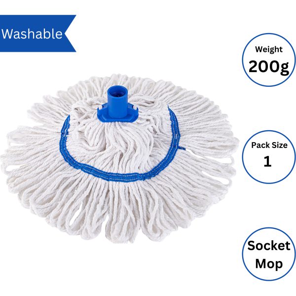 Hygiemix Socket Mop BLUE 200g