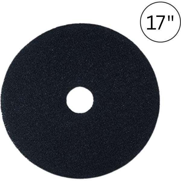 Floor Pads BLACK 17'' X 5