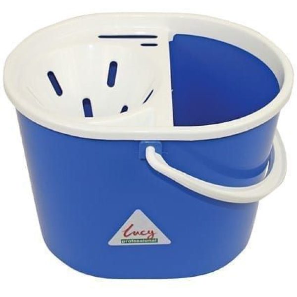 Lucy SYR Mop Bucket & Sieve BLUE 15LTR