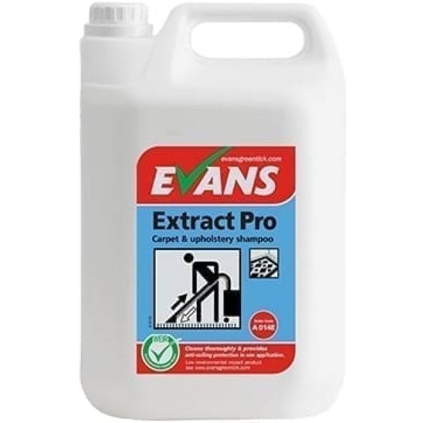 Evans Extract Pro Carpet And Upholstery Shampoo 5LTR X 2