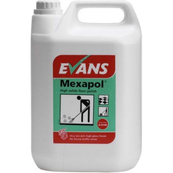 Evans Mexapol High Solids Floor Polish 5LTR x 2