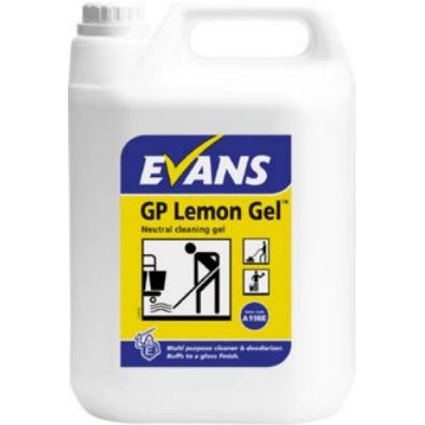 Evans Neutral Floor Cleaning GP Lemon Gel 5LTR X 2