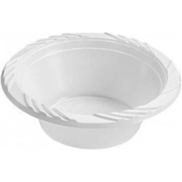 Dining Plus Plastic Bowls WHITE 12OZ 100 X 8