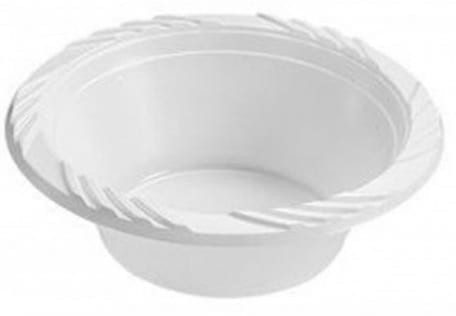 Dining Plus Plastic Bowls WHITE 12OZ 8 X 100 23012070