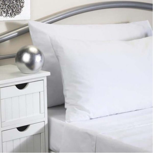 Pillowcase WHITE Pair