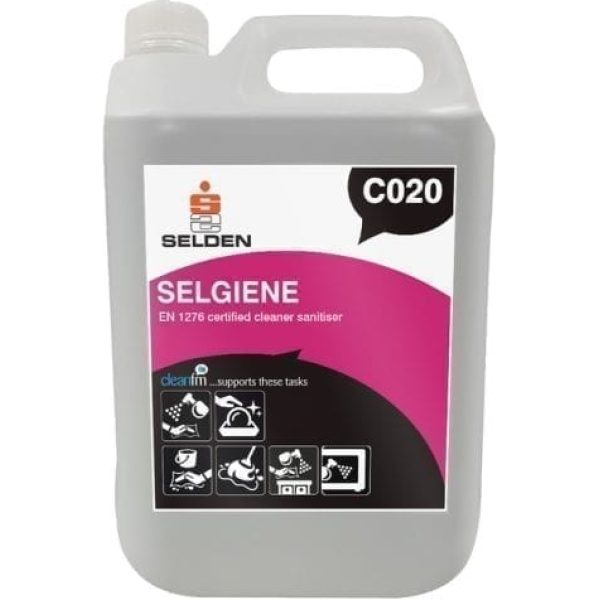 Selgiene C020 Cleaner Sanitiser 5ltr (Milton)