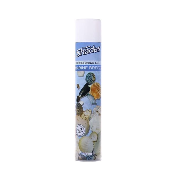 Shades Aerosol Marine Breeze Air Freshener 400ML X 12