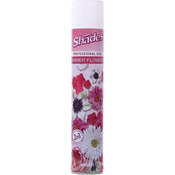 Shades Aerosol Summer Flowers Air Freshener 400ML X 12