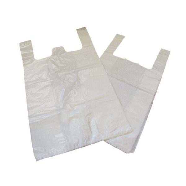 Lynx Carrier Bags  WHITE Jumbo 38x33cm X 1000