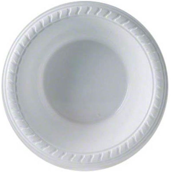 PlastiPro Plastic Bowls White 120Z 8 X 100