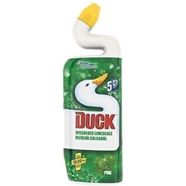 Toilet Duck 5 In 1 Liquid Pine/Forest 750ML X 8