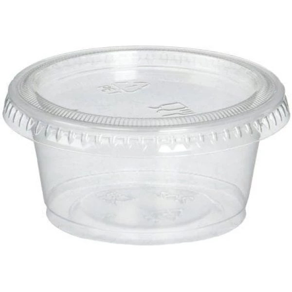 Majestic Clear Plastic Cups With Lids 2OZ X 1000
