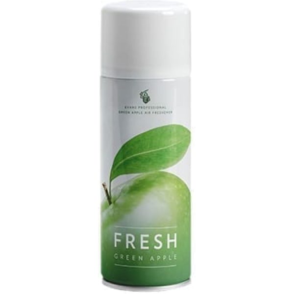 Evans Fresh Green Apple Aerosol Air And Fabric Freshener 400ML X 12