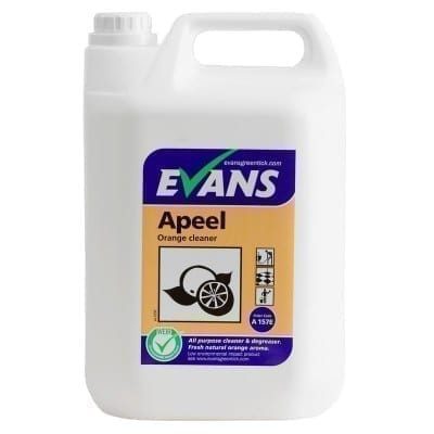 Evans Apeel ORANGE Neutral Hard Surface Cleaner 5LTR