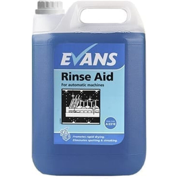 Evans Rinse Aid Multi For Automatic Machines, Low Foaming 5LTR
