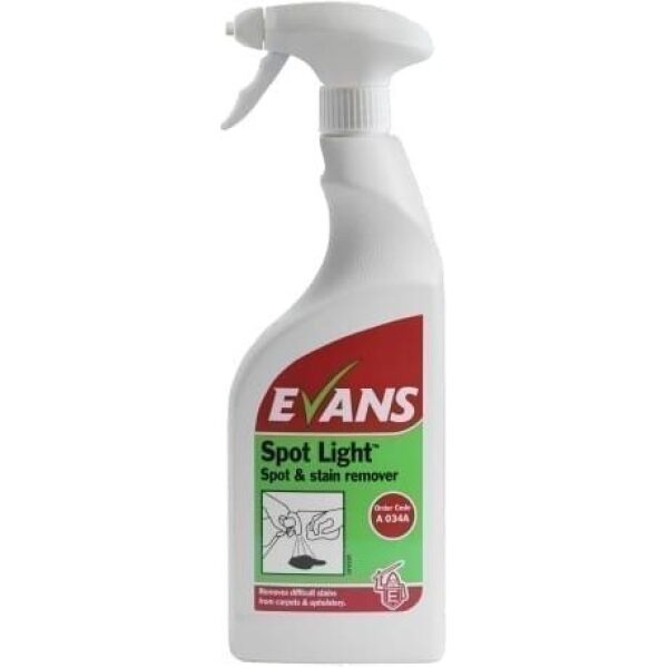 Evans Spot Light Spot And Stain Remover For Carpets 750ML X 6