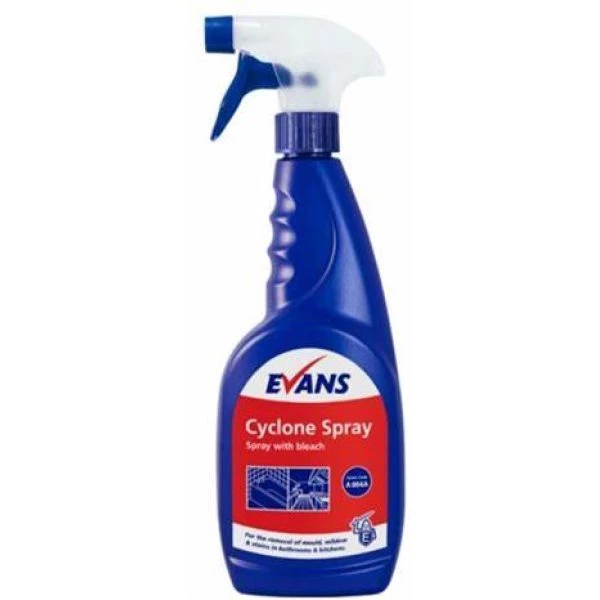 Evans Cyclone Spray With Bleach 750ML X 12
