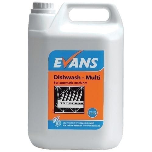Evans Dishwash Multi For Automatic Dishwashing Machines 5LTR