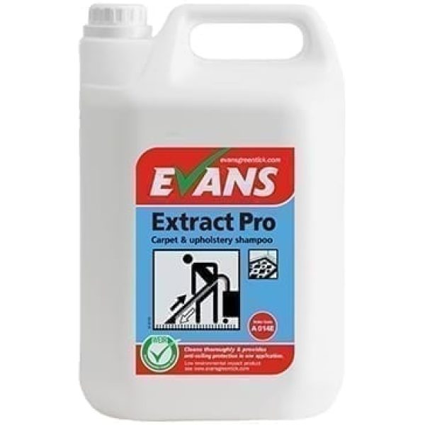 Evans Extract Pro Carpet And Upholstery Shampoo 5LTR