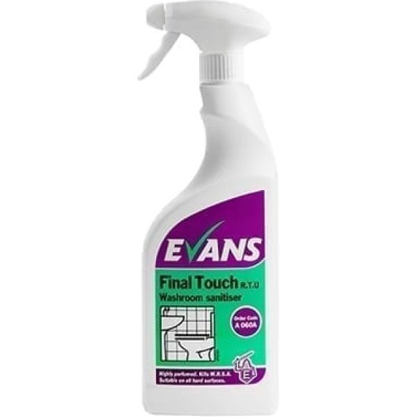 Evans Final Touch RTU Washroom Sanitiser 750ML X 6 SD30A